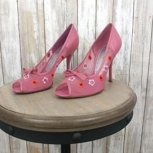 BCBGIRLS Pink Mess High Heels. B162